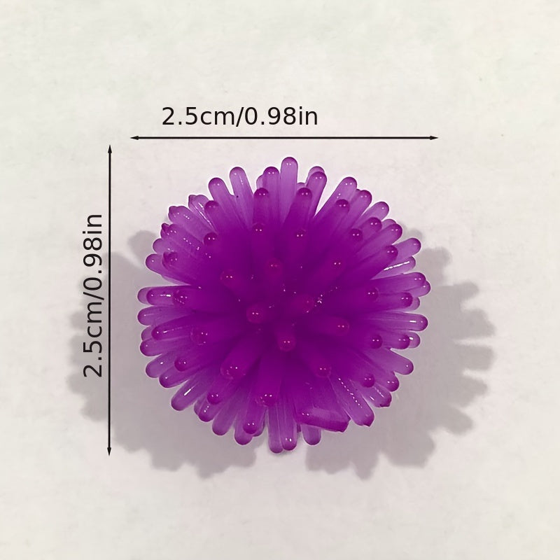 6pcs Hedgehog Ball Yoga Foot Massage Burr Plum Vent Toy