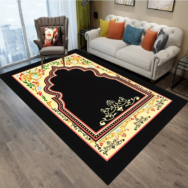 Boho Anti Fatigue Kitchen Rugs Vintage Absorbent Non Slip Rugs