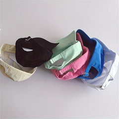 Kids Sunshade Breathable Baseball Cap with Letter Embroidery