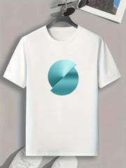 Artistic Pattern Print Men's Graphic T-Shirt for Summer
