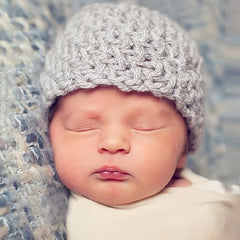 Baby Solid Knitted Hat Warm Wool Children's Hat With Ear Protection