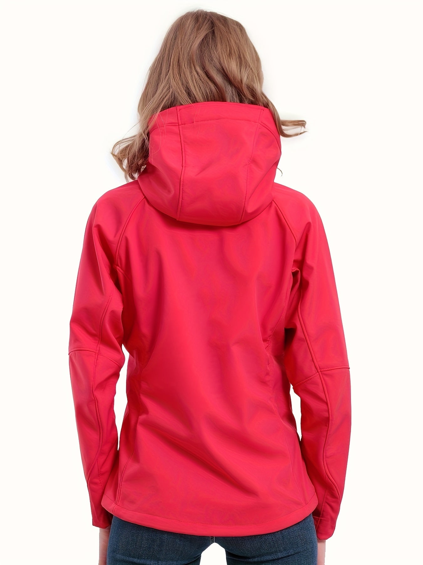 Women's Windproof Soft shell Down Jacket with Hood