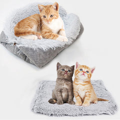 2-in-1 Cozy Pet Beds & Blankets for All Seasons