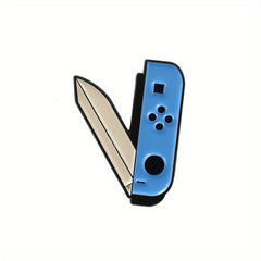 Girl's Cartoon Game Handle Shell Brooch Alloy Brooch