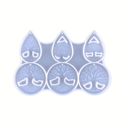 Tree Of Life Resin Earring Pendants Silicone Molds DIY Crystal Epoxy