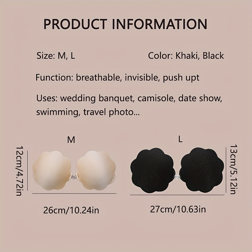 Flower Nipple Covers Adhesive Push Up Pasties Women's Lingerie