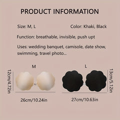 Flower Nipple Covers Adhesive Push Up Pasties Women's Lingerie
