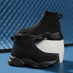 Boys' Comfy Knit Sock Shoes Non Slip Sneakers For Kids Outdoor