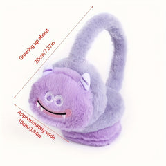 Plush Monster Cartoon Ear Warmers for Men Women Autumn Winter