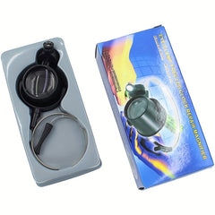 15X Magnifying Glass With LED Light Single Eye Headphone Magnifying Glass
