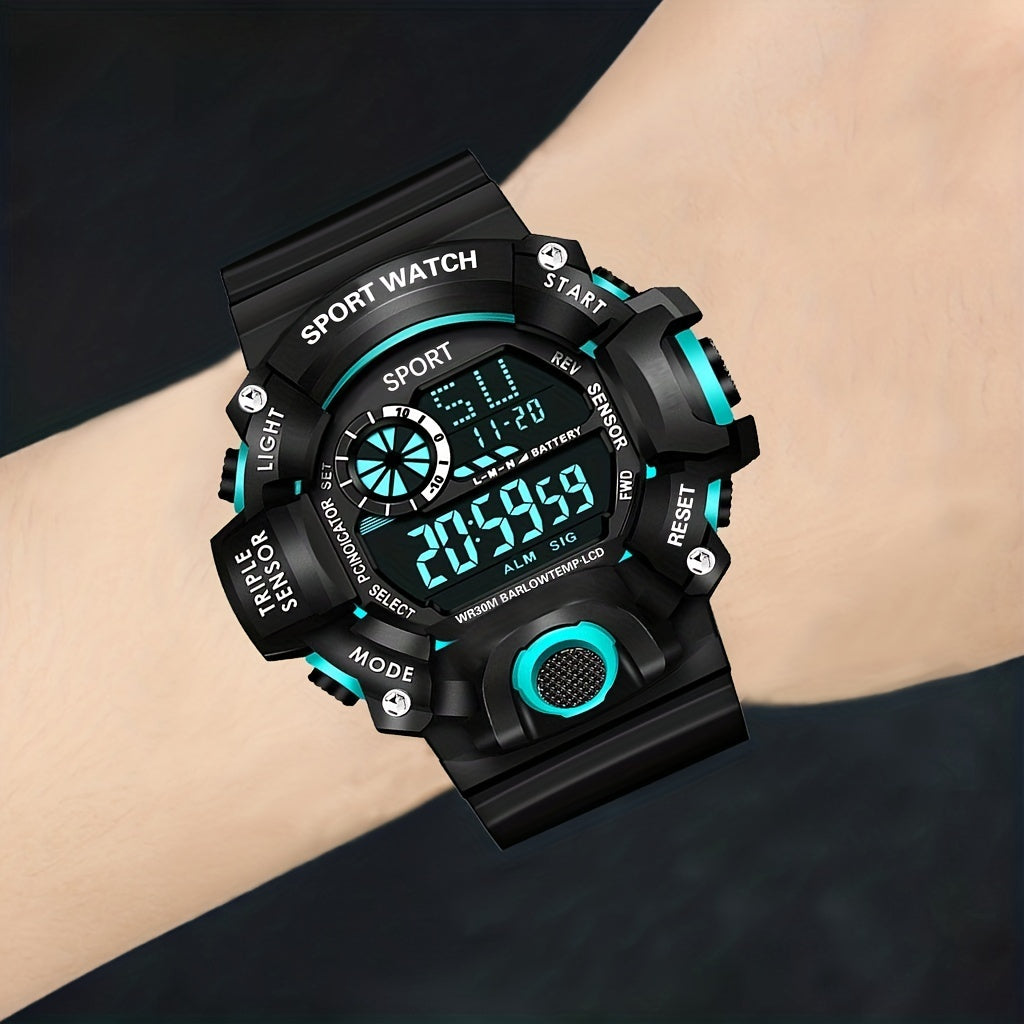 Outdoor Sports Electronic Watch Waterproof Luminous Anti-fall