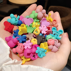 Girls Hair Clip Stars Flower Mini Claw Clips Hairpin Hair Accessories