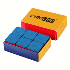 6pcs Billiard Chalk Pool Cue Tip Accessories
