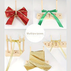 5-in-1 Ribbon Bow Maker Christmas & Year Butterfly Bow Decoration Wreath