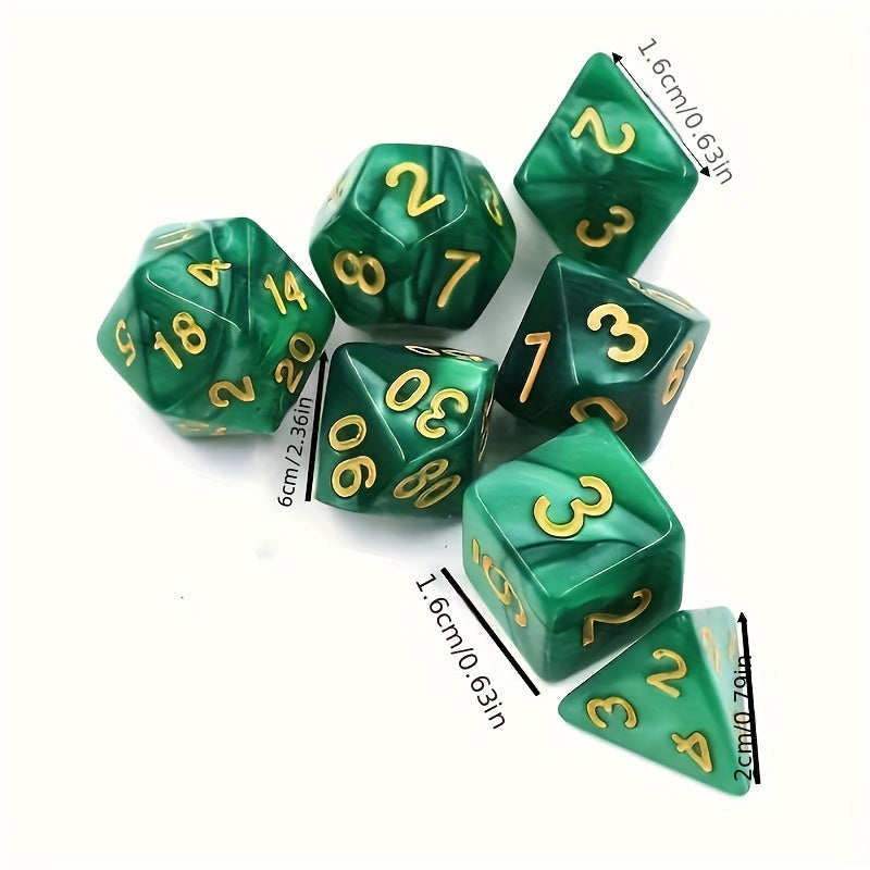 42pcs Sided Dice Set Polyhedral Dices Party Game Toys For Holidays