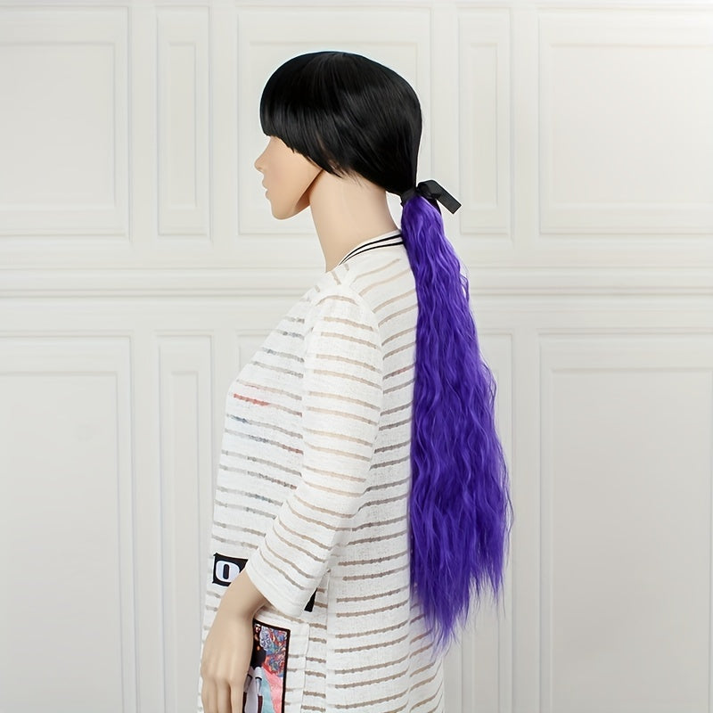 Long Kinky Curly Ponytail Extensions 96 Cm with Hair Ties