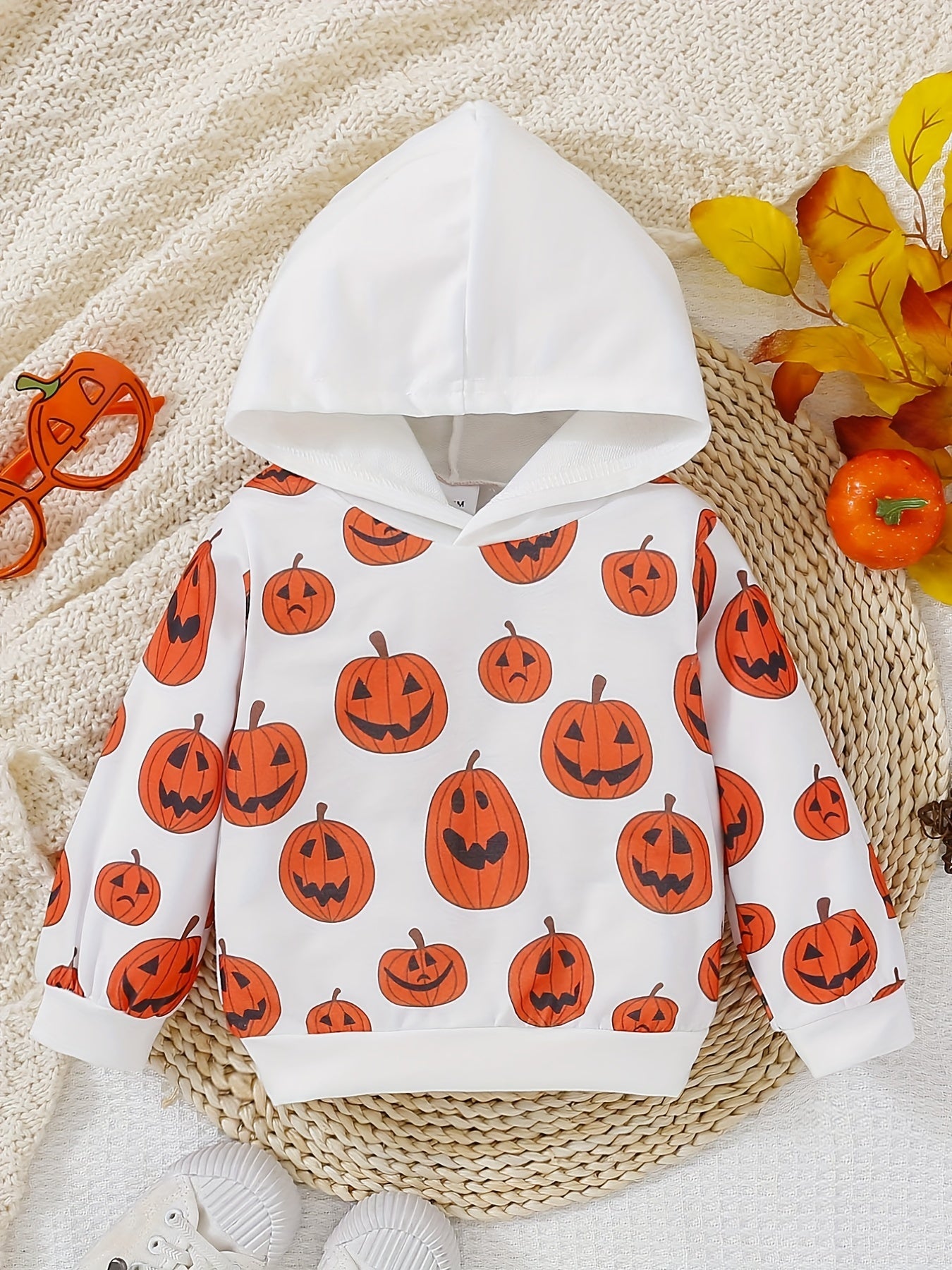 Halloween Cartoon Graphic Hoodie Sweatshirt