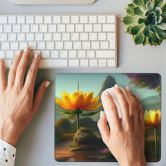 Nature Landscape Rectangular 20x24cm Mouse Pad For Games Home Office