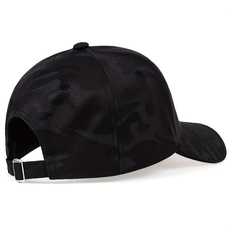 Men's Embroidered Letter Baseball Cap Sun Protection Mesh Cap