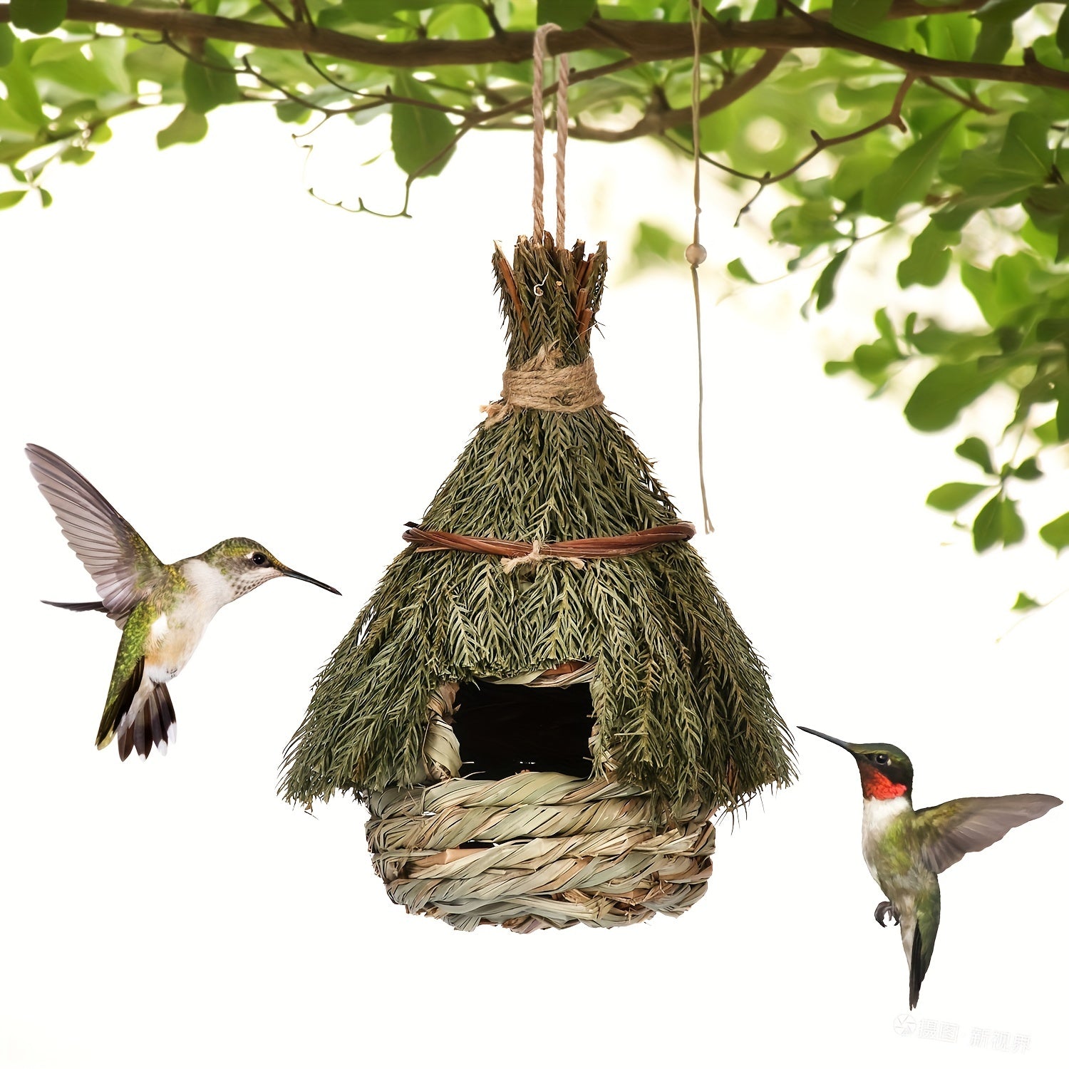 Handcrafted Hanging Bird Houses for Hummingbirds