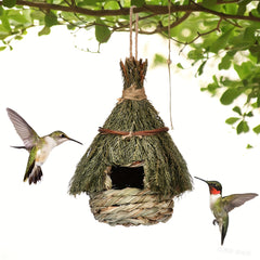 Handcrafted Hanging Bird Houses for Hummingbirds