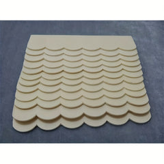12Pcs Dollhouse Roof Tiles Wooden Roof Tiles DIY Dolls House