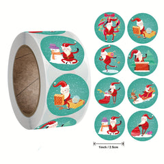 500 Sheets Christmas Gift Collection Adhesive Sticker Label