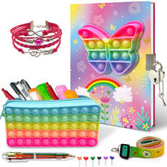Gadgets Diary Set: Notebook, Pencil Case, Bracelet, Balloons