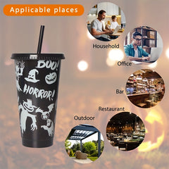 Glow in the Dark Halloween Cups Set