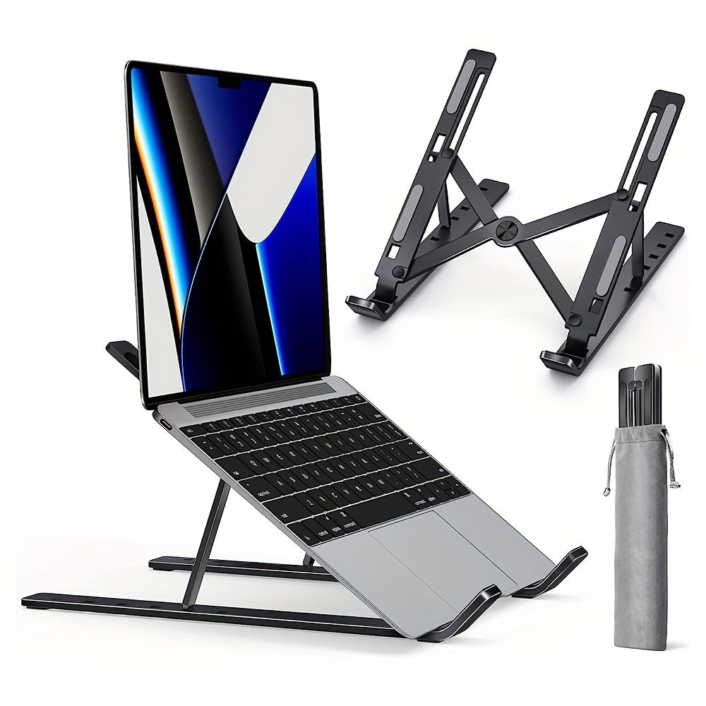 Adjustable Aluminum Laptop Stand Tablet Stand Foldable Portable Desktop Stand