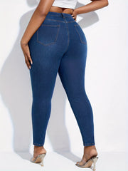High Rise Stretch Skinny Jeans