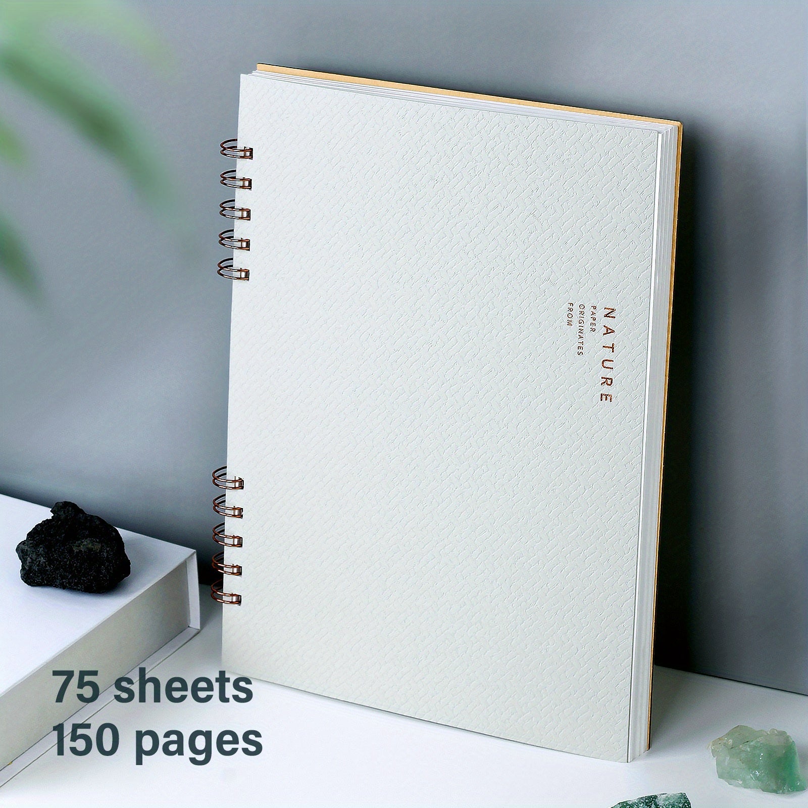 Colorful Spiral Notebook 150 Pages Lined Diary Notebook