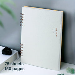 Colorful Spiral Notebook 150 Pages Lined Diary Notebook