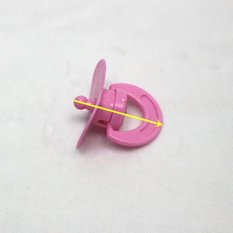 Doll Accessory Set: Pacifier and Bib Dollhouse Play Kit