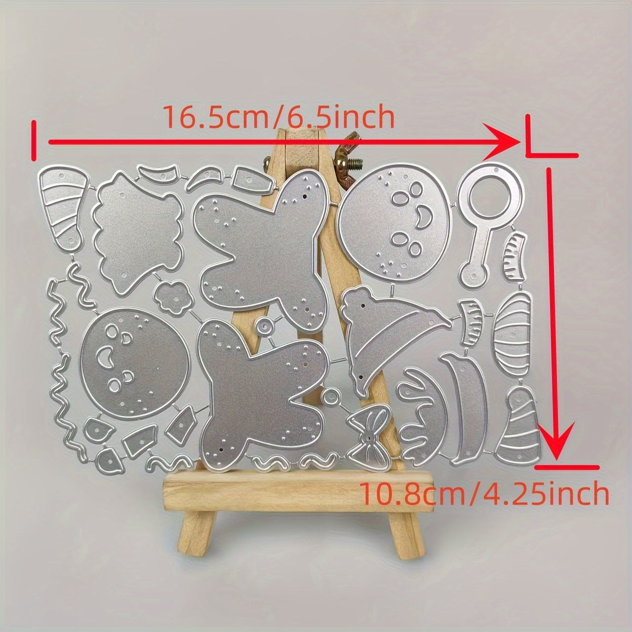 1Pc Christmas Gingerbread Man Metal Cutting Dies Stencil For DIY Scrapbooking