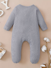 Cozy Unisex Newborn Infant Footed Pajamas with Mittens Cotton Onesies