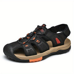 Men's Lightweight Closed Toe Sandals Anti-skid Beach Sandals