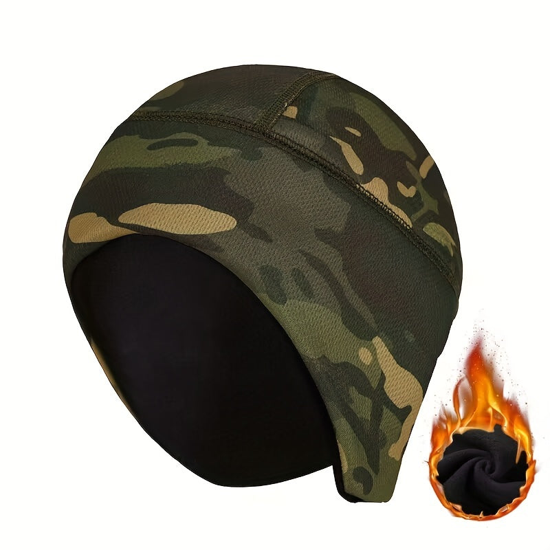 Camouflage Windproof Warm Hat Polar Fleece Ear Protection