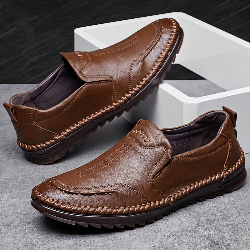 Men's Microfiber Non Slip Loafer Shoes