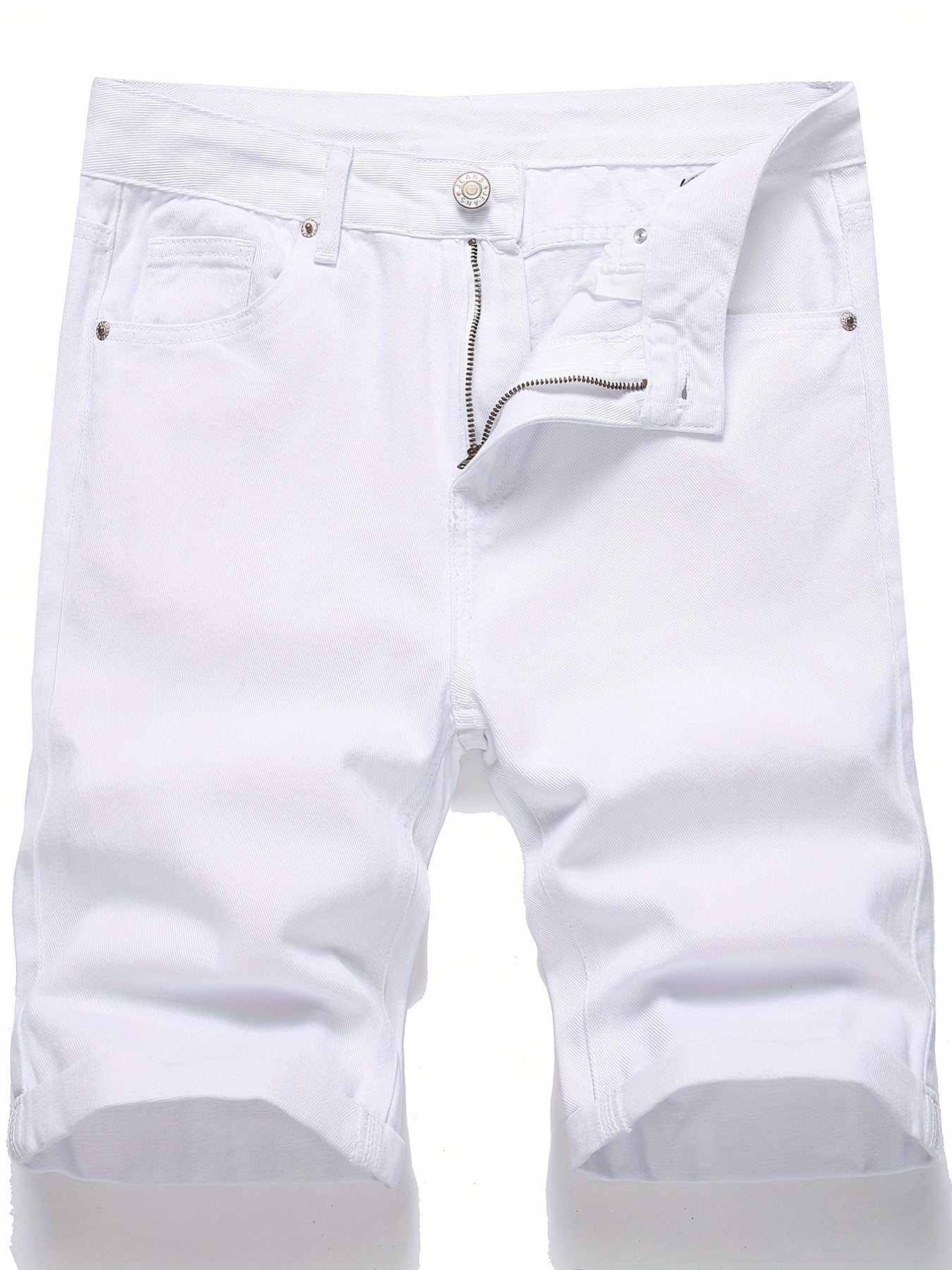 Men's Classic Cotton Denim Shorts for Summer