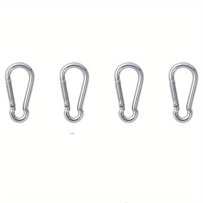 Stainless Steel Spring Clip 3 Pack Heavy Duty Key Swing Camping Fishing