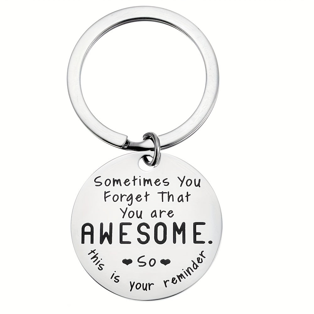 Reminder Keychain Stainless Steel Gift for Birthdays and Christmas