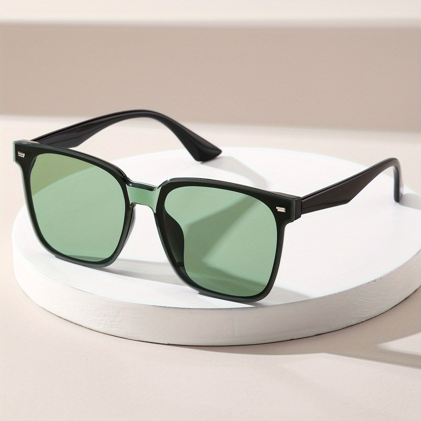 Square Frame Sunglasses UV400 Anti Glare Outdoor Glasses