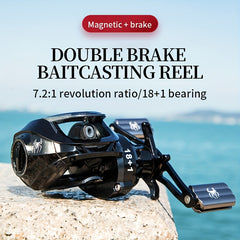 Stainless Steel High Speed Fishing Reel 17 1BB Baitcasting Reel