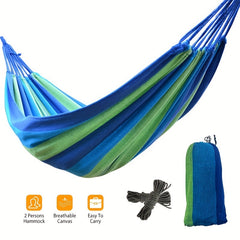 1pc Portable Outdoor Camping Hammock for 1-2 Person Hanging Bed