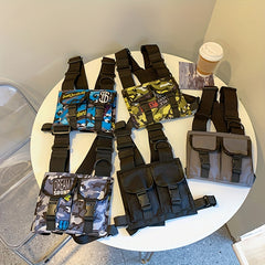 Camouflage Printed Chest Bag Convenient for Daily Travel Vacation