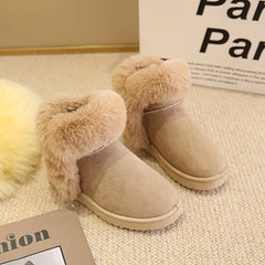 Non Slip Thickened Medium Tube Snow Boots Comfortable Warm Outdoor Shoes