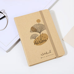 A5 Brown Paper Hardcover Journal with Lined Pages