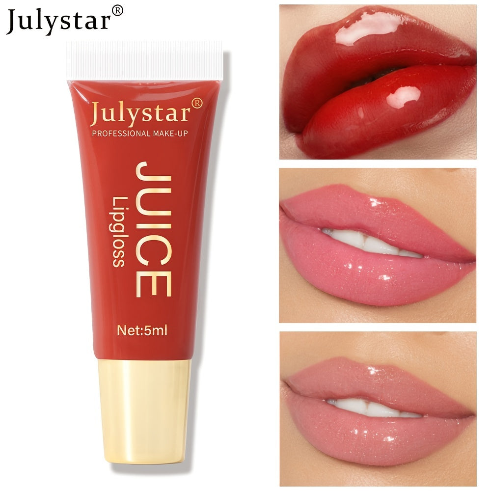 Matte Dewy Finish Lip Gloss Hydrating Moisturizing Smudge Proof Bright