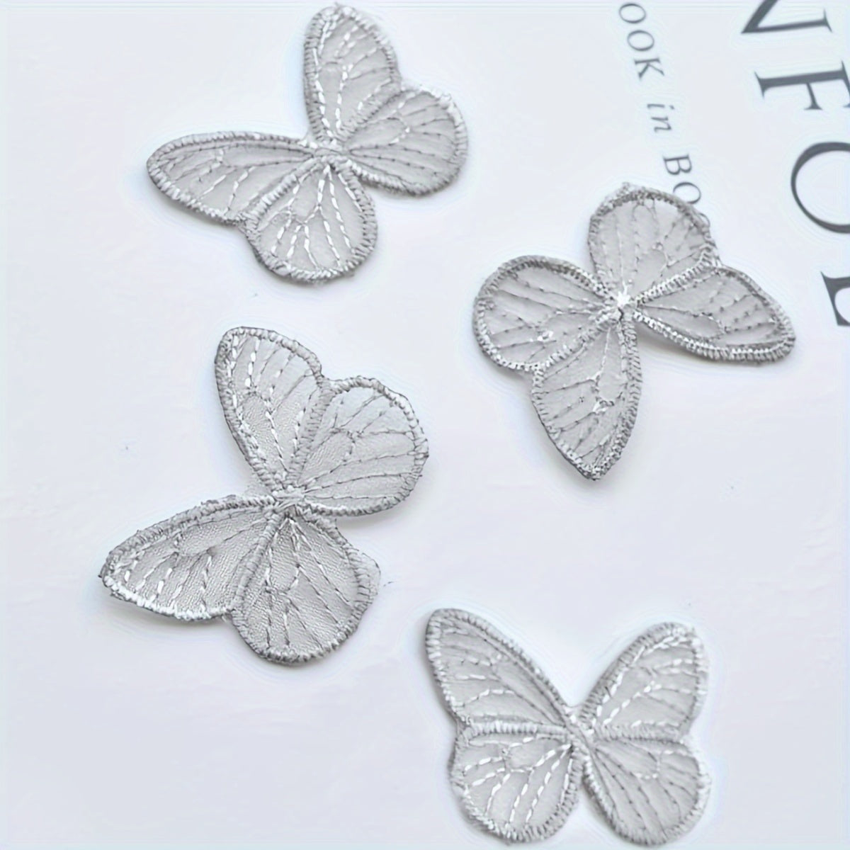 20pcs DIY Butterfly Gauze Fabric Halloween Decoration